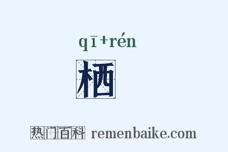 栖鵀是什么意思的图片